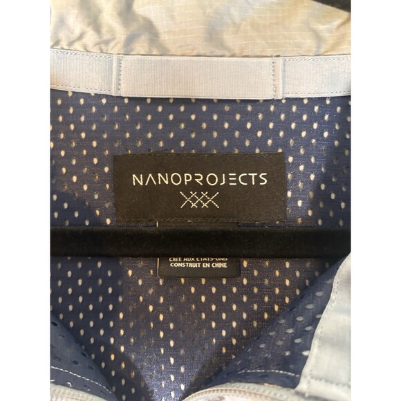 Rhone Nanoprojects Windbreaker Men’s Size XL Gray Chameleon Vented Full Zip - Picture 3 of 14